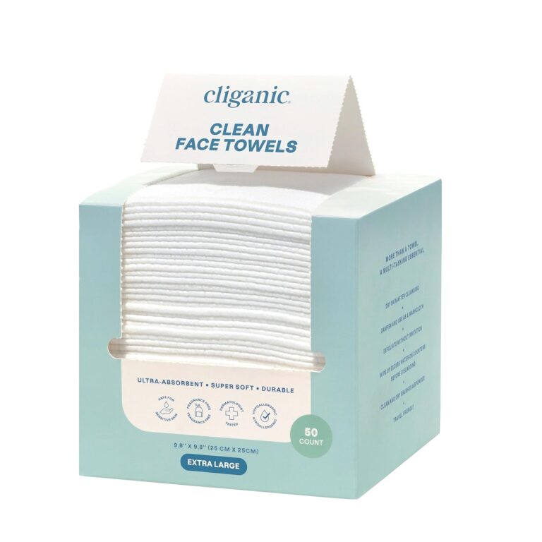 cliganic_clean_face_towels_saxis_pirsaxoci_xelsaxoci