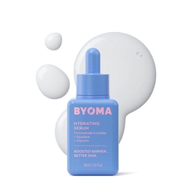 BYOMA, ბიომა, Hydrating Serum, დამატენიანებელი შრატი, კერამიდები, ტრი-კერამიდები, სკვალანი, ბარიერის აღდგენა, 30 მლ