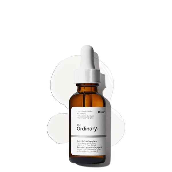 The Ordinary, ორდინარი, დი ორდინარი, Retinol 1%, რეტინოლი, სკვალანი, ანტი-ასაკობრივი, ნაოჭები, პიგმენტაცია, ძლიერი რეტინოლი, 30 მლ