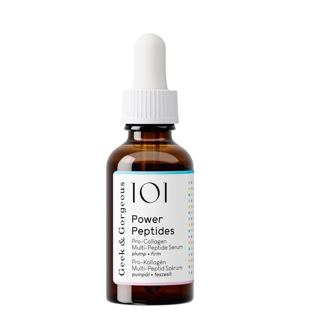Geek & Gorgeous, გიკ ენდ გორჯესი, გიკი, Power Peptides, პეპტიდები, ანტი-ასაკობრივი, ნაოჭების საწინააღმდეგო, კოლაგენი, შრატი, 30 მლ