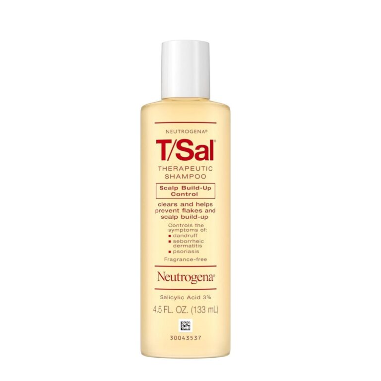 Neutrogena, ნიუტროჯენა, T/Sal, სალიცილის მჟავა, Salicylic Acid 3%, თერაპიული შამპუნი, ქერტლი, ფსორიაზი, სებორეული დერმატიტი, თავის კანი, სკალპის მოვლა, 133 მლ