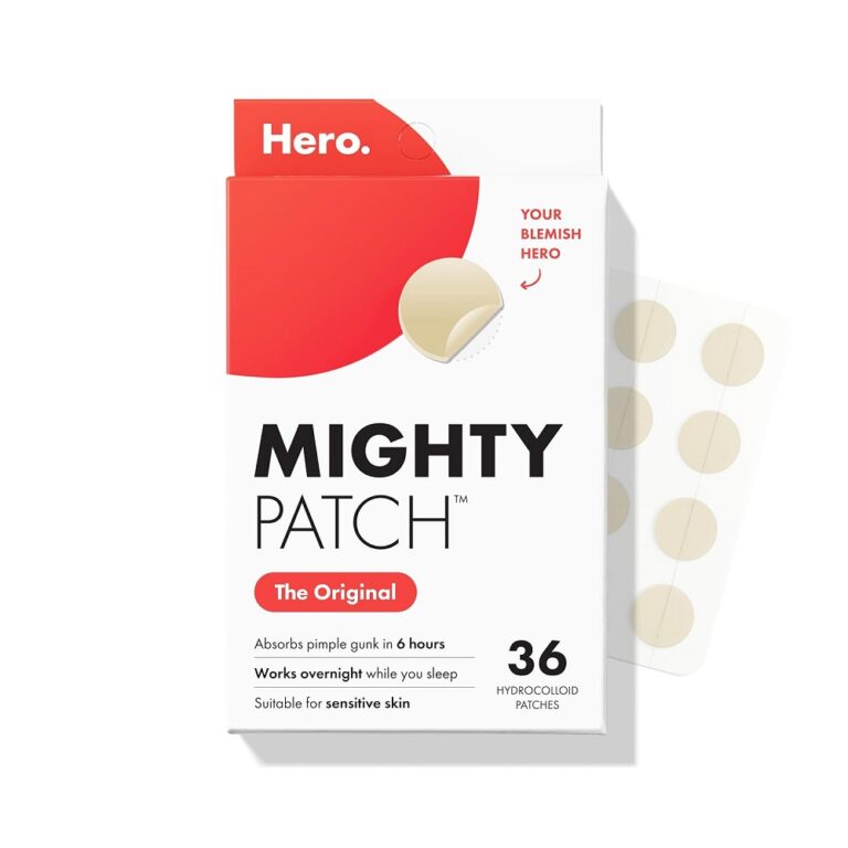 Hero Cosmetics, ჰირო კოსმეტიკსი, Mighty Patch, პატჩები, ჰიდროკოლოიდი, მუწუკები, აკნე, 36 პატჩი