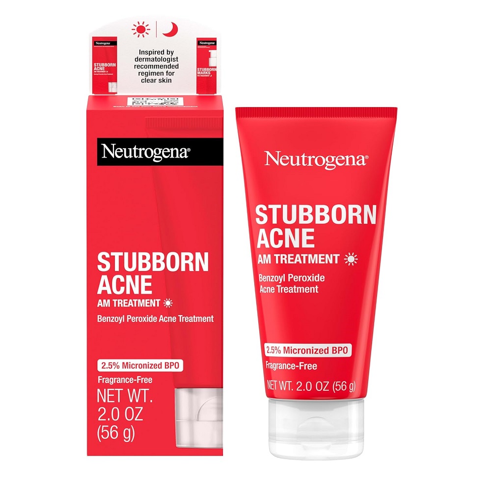 Neutrogena, ნიუტროჯენა, Stubborn Acne, Benzoyl Peroxide, ბენზოილის პეროქსიდი, BPO, აკნე, გამონაყარი, დღის კრემი, 56 გ Neutrogena, ნიუტროჯენა, Stubborn Acne, Benzoyl Peroxide, ბენზოილის პეროქსიდი, BPO, აკნე, გამონაყარი, დღის კრემი, 56 გ