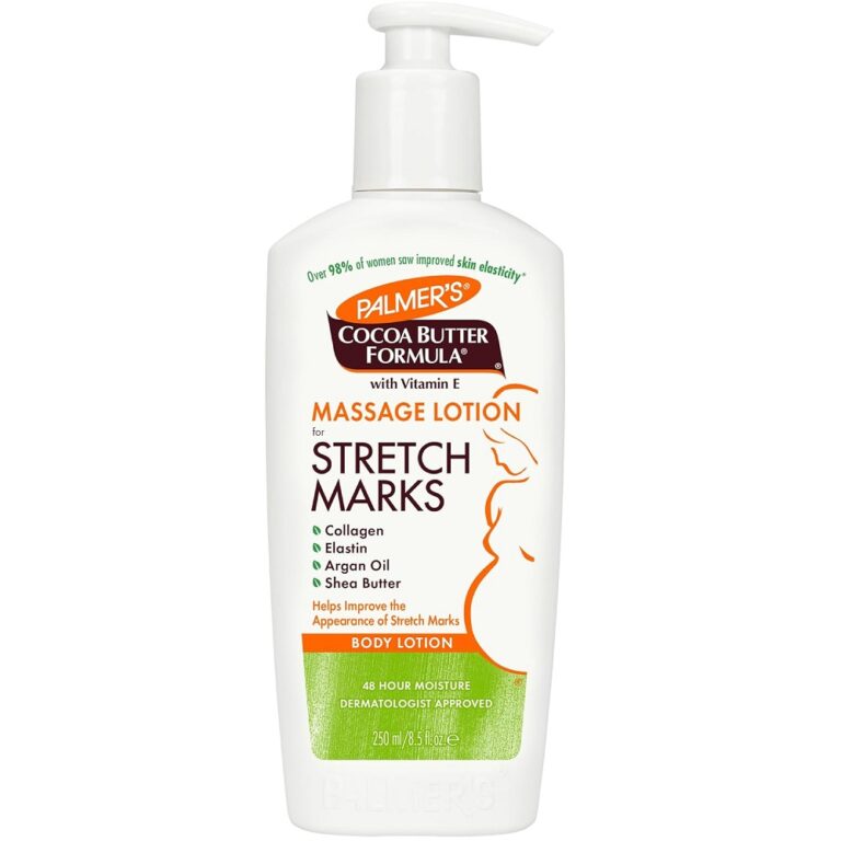 Palmer's, პალმერსი, Cocoa Butter, კაკაოს კარაქი, ლოსიონი, სტრიები, სტრიების კრემი, ელასტიურობა, ორსულობა, ტანის მოვლა, 250 მლ