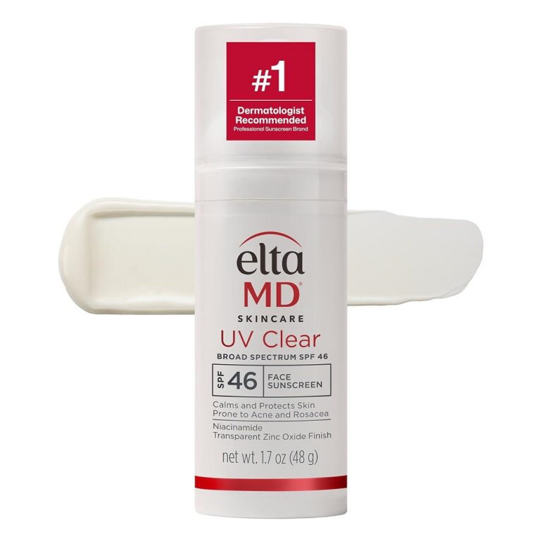 EltaMD, ელტა ემ დი, ელტა, UV Clear, მზისგან დამცავი, SPF 46, ნიაცინამიდი, როზაცეა, აკნე, მინერალური დამცავი, 48 გ