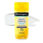 Neutrogena, ნიუტროჯენა, Beach Defense, მზისგან დამცავი ლოსიონი, SPF 70, ტანის დამცავი, წყალგამძლე, 198 მლ