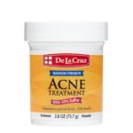 De La Cruz, დე ლა კრუზი, Sulfur Ointment, გოგირდი, გოგირდის მალამო, აკნე, კისტოზური აკნე, წერტილოვანი მკურნალობა, 73.7 გ