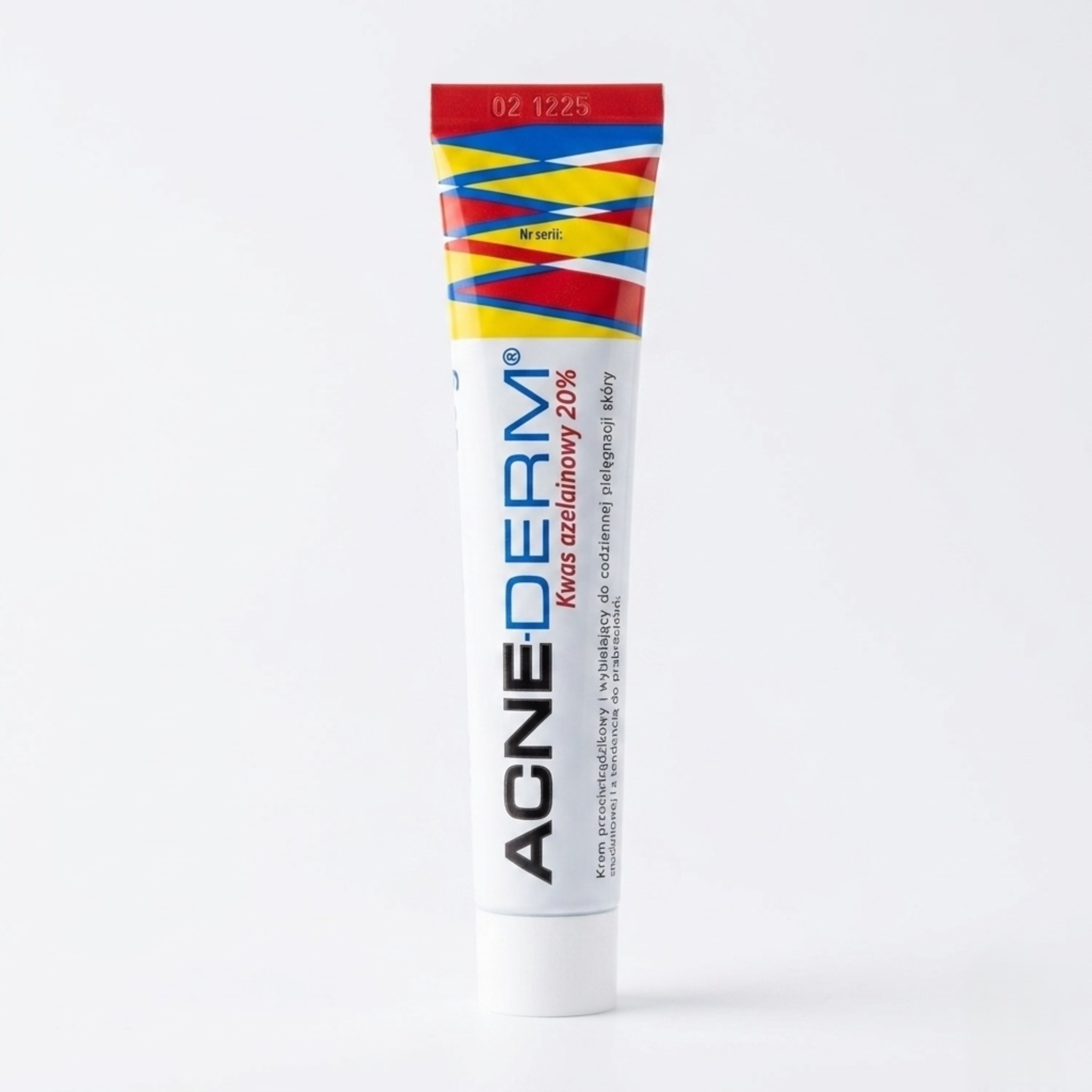 Acne-Derm, აკნე დერმი, Azelaic Acid 20%, აზელაინის მჟავა, აკნე, მელაზმა, პიგმენტაცია, პოსტაკნე, სააფთიაქო, 20 გ Acne-Derm, აკნე დერმი, Azelaic Acid 20%, აზელაინის მჟავა, აკნე, მელაზმა, პიგმენტაცია, პოსტაკნე, სააფთიაქო, 20 გ