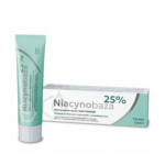 Niacynobaza, ნიაცინობაზა, Niacinamide 25%, ნიაცინამიდი, კონცენტრირებული შრატი, სახისა და ტანის შრატი, აკნე, პიგმენტაცია, ცხიმიანი კანი, ფორების შემავიწროებელი, 30 გ