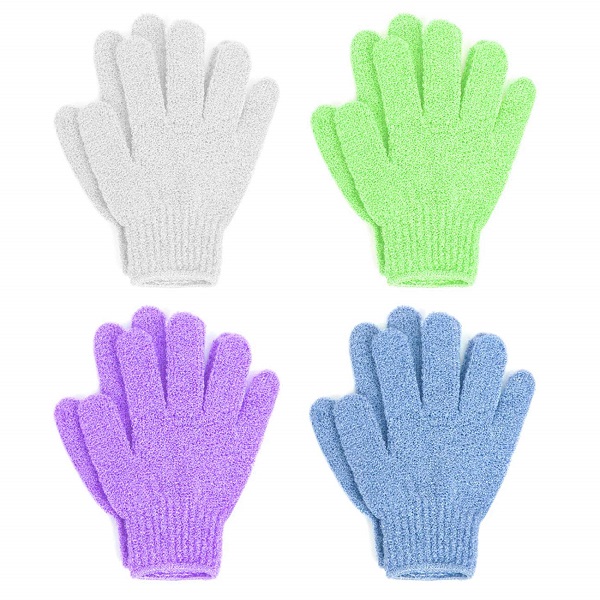 Linda, ლინდა, Exfoliating Bath Gloves, აბაზანის ხელთათმანი, ამქერცლავი ხელთათმანი, ნაზი ექსფოლიაცია, ტანის მოვლა, უნივერსალური ზომა, სისხლის მიმოქცევა, მკვდარი უჯრედების მოშორება