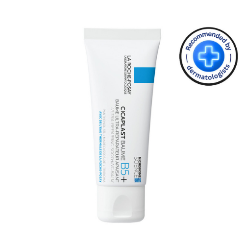 La Roche-Posay, ლა როშ პოზე, Cicaplast, ციკაპლასტი, Baume B5+, პანთენოლი, აღმდგენი კრემი, დამამშვიდებელი ბალზამი, გაღიზიანებული კანი, მიკრობიომი, კანის ბარიერი, 40 მლ