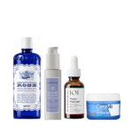 • Roberts Acqua Distillata Alle Rose • Naturium Quadruple HA • Geek & Gorgeous Power Peptides • CeraVe Hydrating HA Water Gel
