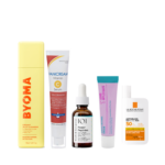 • BYOMA Creamy Jelly Cleanser • Vanicream Vitamin C • Geek & Gorgeous Power Peptides • Good Molecules Gentle Retinol • LRP UVMUNE 400