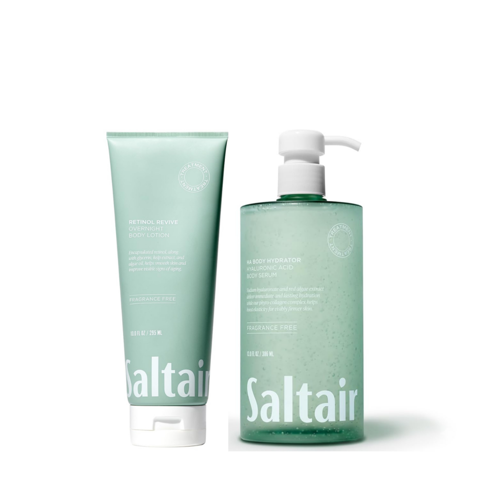 • Saltair HA Body Hydrator • Saltair Retinol Revive Body Lotion