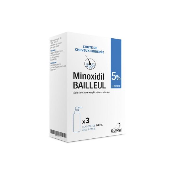მინოქსიდილი, Minoxidil 5%, მინოქსიდილი, თმის ცვენა, თმის ზრდა, ალოპეცია, სკალპის მოვლა, პიპეტიანი ხსნარი, 3x60მლ
