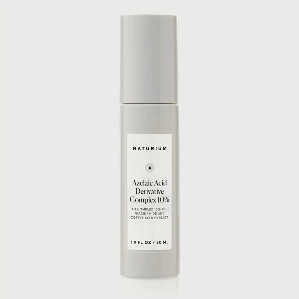 Naturium, ნატურიუმი, Azelaic Acid, აზელაინის მჟავა, PAD, სიწითლე, როზაცეა, პიგმენტაცია, პოსტ-აკნე, ვეგანური, 30 მლ