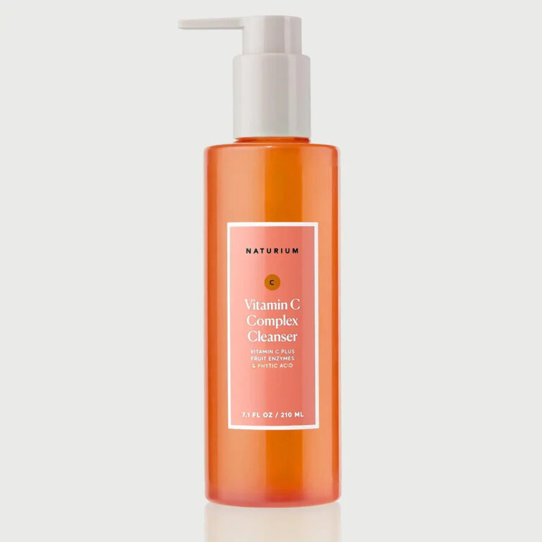 Naturium, ნატურიუმი, Vitamin C Cleanser, სახის დასაბანი, დასაბანი გელი, C ვიტამინი, ფერმენტები, გამაბრწყინებელი, მაკიაჟის მოშორება, 210 მლ