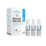 Bailleul, ბაიოლი, Minoxidil 2%, მინოქსიდილი 2%, თმის ცვენა, თმის ზრდა, ალოპეცია, ქალის თმის ცვენა, სკალპის მოვლა, 3x60მლ