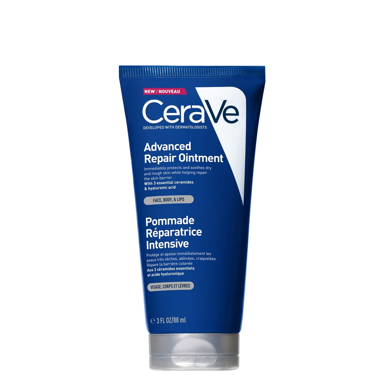 CeraVe, სერავე, Repair Ointment, აღმდგენი მალამო, Healing Ointment, მალამო, ბარიერის აღდგენა, კერამიდები, პანთენოლი, მშრალი კანი, დახეთქილი კანი, ტუჩის მოვლა, უსუნო, 88 მლ CeraVe, სერავე, Repair Ointment, აღმდგენი მალამო, Healing Ointment, მალამო, ბარიერის აღდგენა, კერამიდები, პანთენოლი, მშრალი კანი, დახეთქილი კანი, ტუჩის მოვლა, უსუნო, 88 მლ