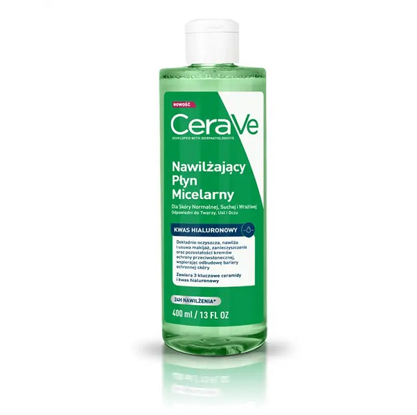 CeraVe, სერავე, Micellar Water, მიცელარული წყალი, დამატენიანებელი მიცელარული, მაკიაჟის მოშორება, კერამიდები, ნიაცინამიდი, მგრძნობიარე კანი, ორმაგი წმენდა, 400 მლ CeraVe, სერავე, Micellar Water, მიცელარული წყალი, დამატენიანებელი მიცელარული, მაკიაჟის მოშორება, კერამიდები, ნიაცინამიდი, მგრძნობიარე კანი, ორმაგი წმენდა, 400 მლ